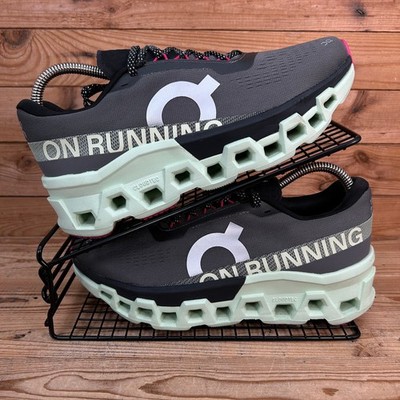On Running Sneaker Damen UK 7,5 Cloudmonster 2 Asphalt Lima Run Swiss Schuhe