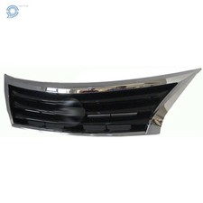 For Nissan Altima 2013-2015 Blackchrome Trim Plastic Front Bumper Upper Grille