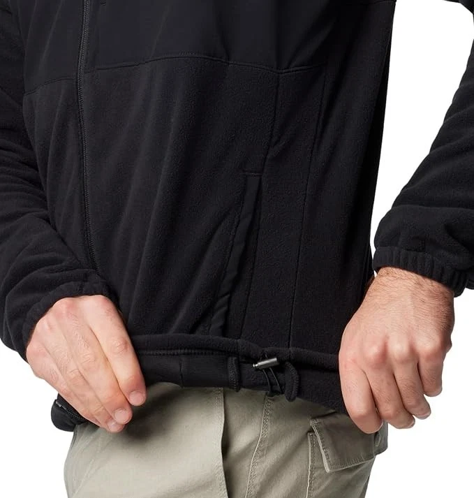 Columbia Men's Sage Peak Full Zip Fleece Comfort Jacket Black M NEW image 7