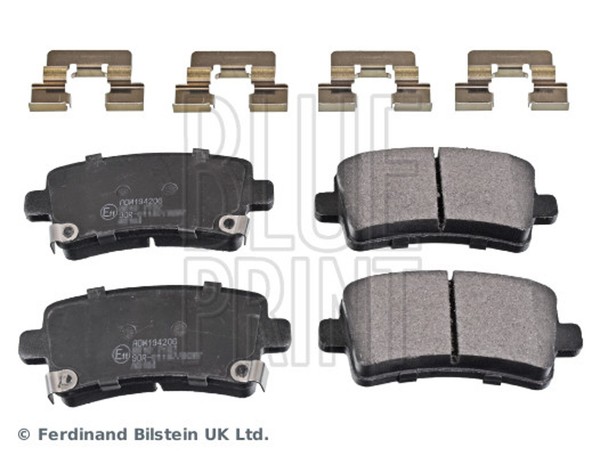 Blue Print Bremsbelagsatz Scheibenbremse ADW194206 FüR Chevrolet Opel Saab V300-image