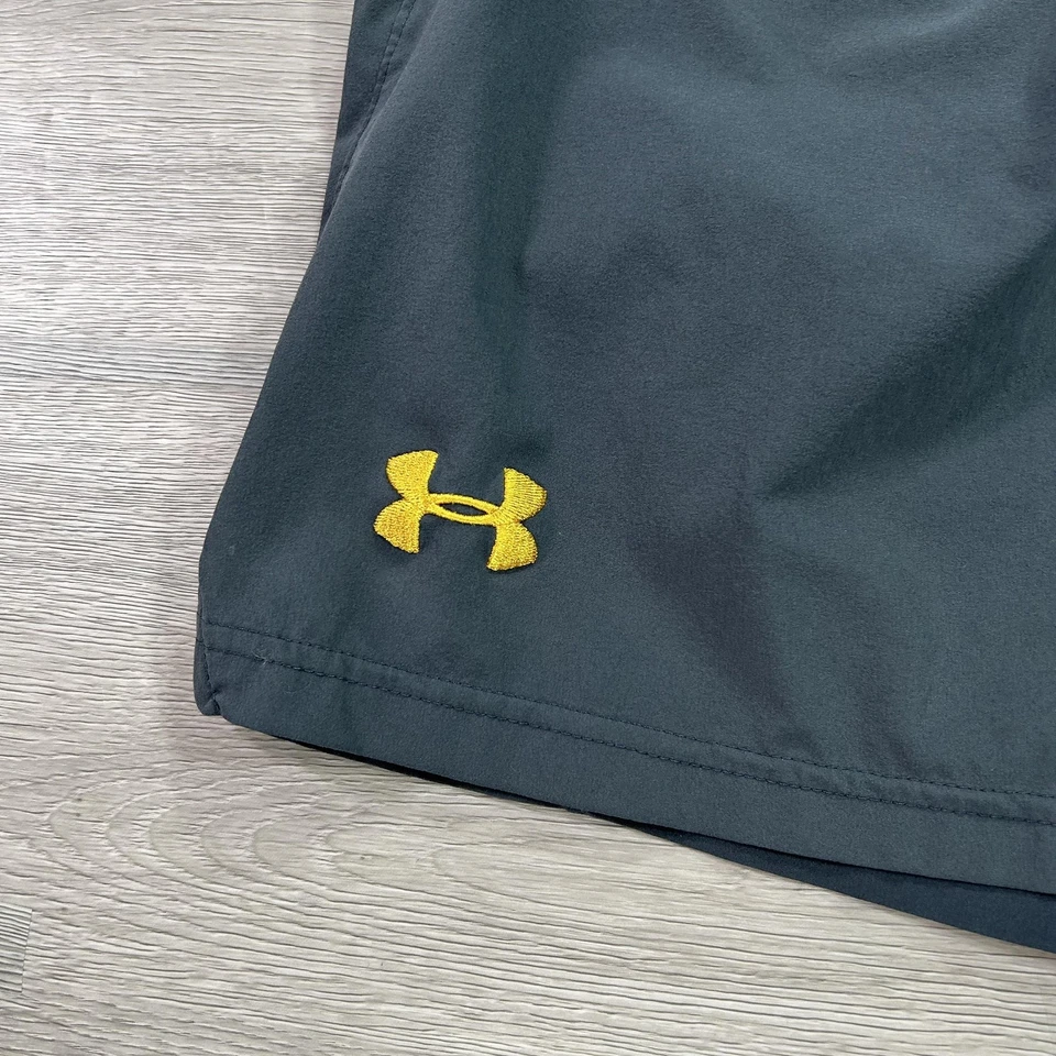 California Golden Bears Shorts Mens Medium Gray NCAA Football Under Armour - Image 4 of 4
