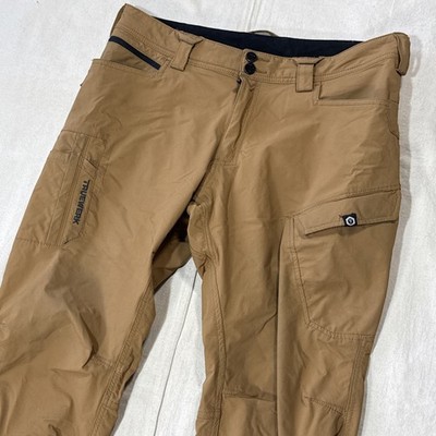 TRUEWERK T3 Werkpant Technical Workwear Stretch Utility Pants Brown 34x30 Utilty