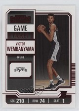 2023-24 Panini Contenders Red Game Ticket Victor Wembanyama #11 o7m
