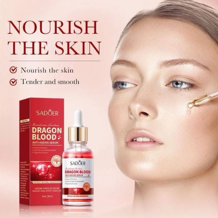 SADOER Dragon’s Blood Cream & Serum with Retinol & Placenta -COMBO