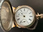 Vintage 1891 American Waltham Silver With Gold Accents Pocket Watch: Not Working