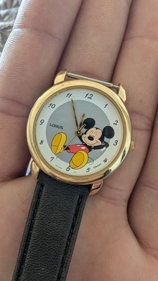 Vintage Lorus x Disney Relaxing Micky Mouse Armbanduhr