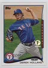2014 Topps Access Pass Redemption 1st Edition /10 Derek Holland #655 1h1