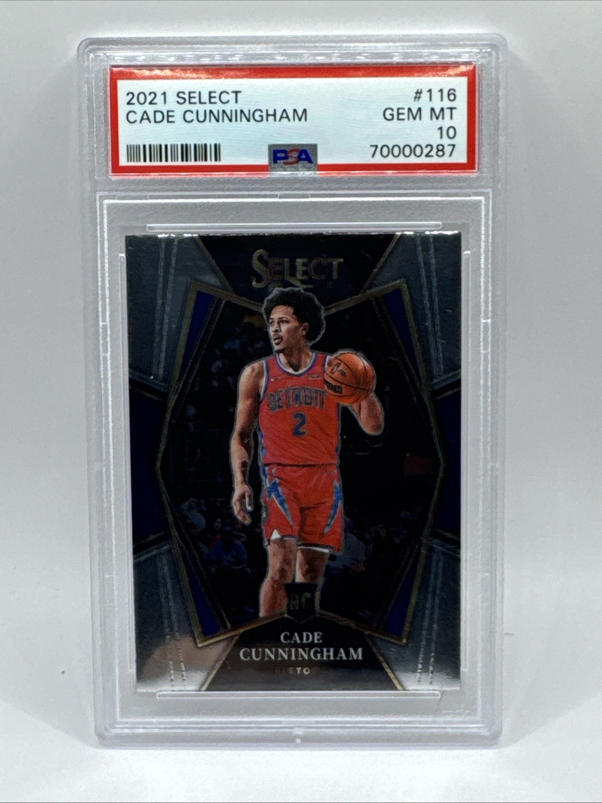 PSA 10 Cade Cunningham Rookie 2021-22 Panini Select #116 (RC) PSA 10 Gem Mint