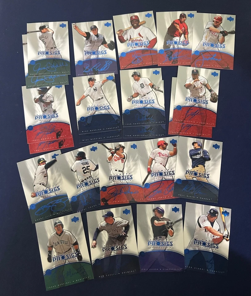 2004 UPPER DECK DIAMOND COLLECTION PRO SIGS LOT OF 23 SHARP PACK FRESH - Image 2 of 4