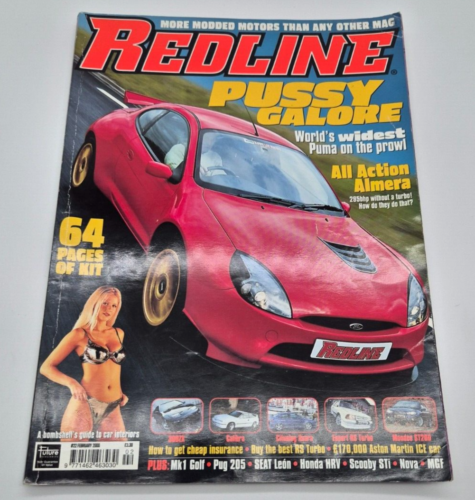 Retro Redline Car Magazine Feb 2000 #22 GTi 300ZX Nova SR PUG 205 S1 RS Turbo - Afbeelding 1 van 2