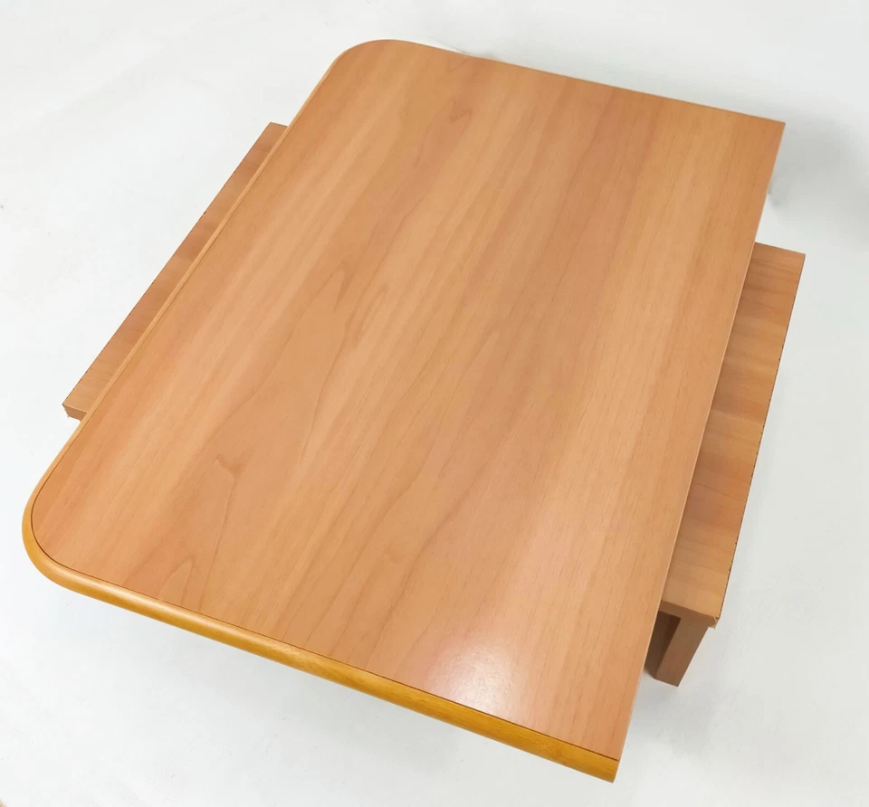 Supporto tv girevole rialzo porta tv video/decoder noce biondo H.17 - Immagine 3 di 4