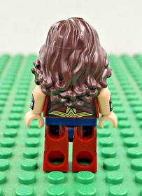 LEGO DC Super Heroes Wonder Woman Minifigure sh0221 Dark Red Torso 76087 76046