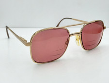 Vintage Marchon Leonard Gold Pilot Metal Sunglasses FRAMES ONLY