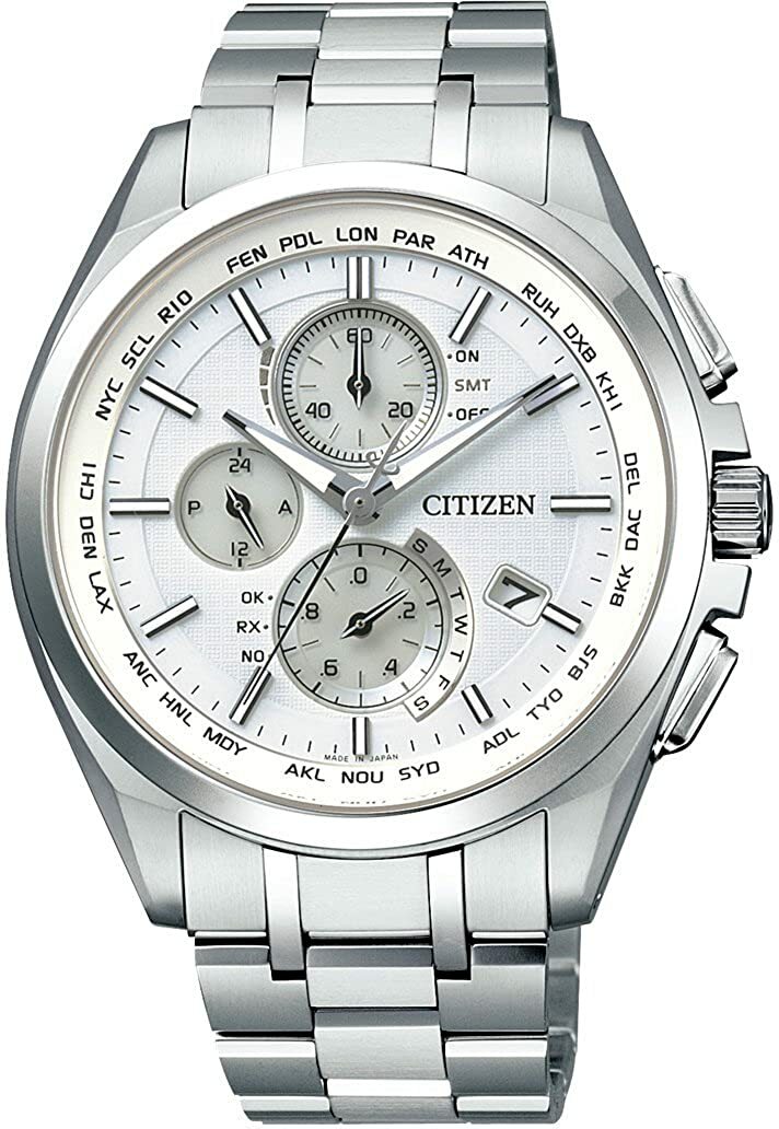 CITIZEN AT8040-57A Wristwatch ATTESA Eco-Drive Solar World 4 Area