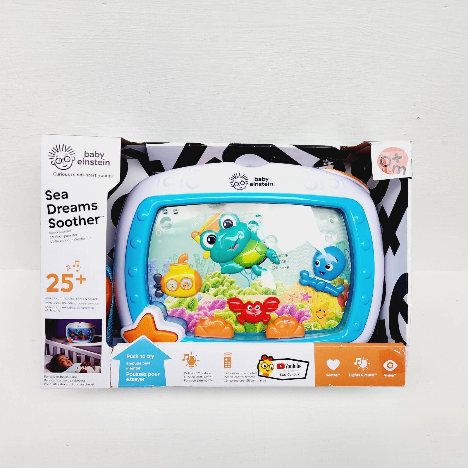 Sea Dreams Soother Baby Einstein Musical Crib Toy & Sound Machine Ocean