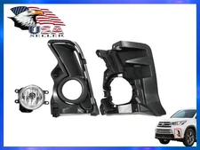 For 2017-2019 Toyota Highlander Front Bumper Fog Light Cover Bracket Left Side