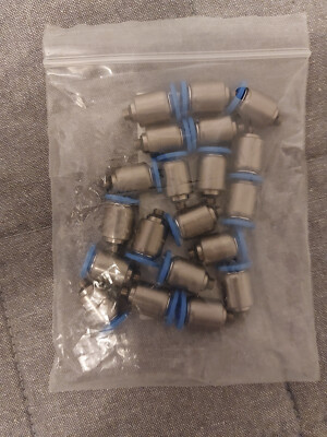 NEU 20x POC06-M5 Druckluft Push Fitting 6mm Gewinde M5