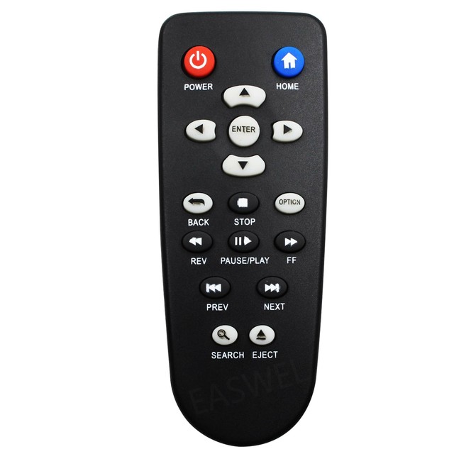 Remote Control For WD Western Digital Elements TV HD Mini Live Plus