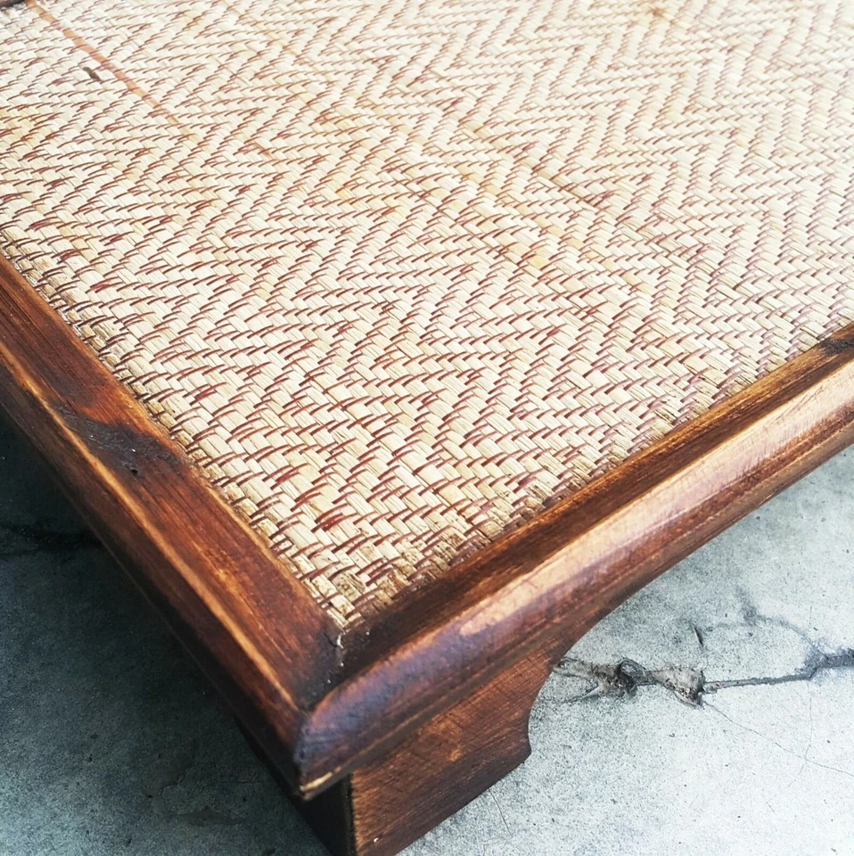 Wooden Trays for Crafts Wood Tray Serving Plate Tea Coffee Bamboo Rectangle  - Image 3 of 4