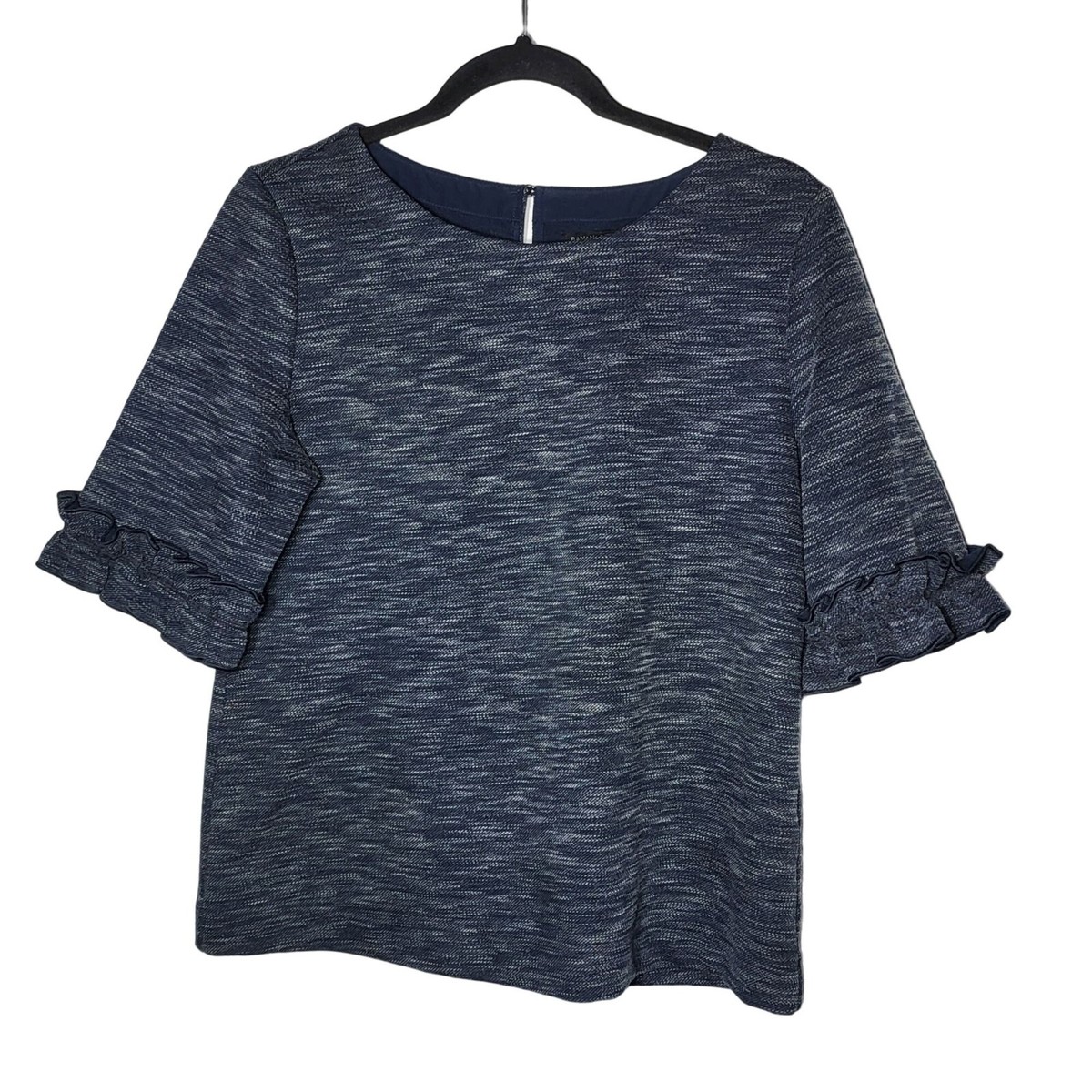 banana republic ruffle sleeve top