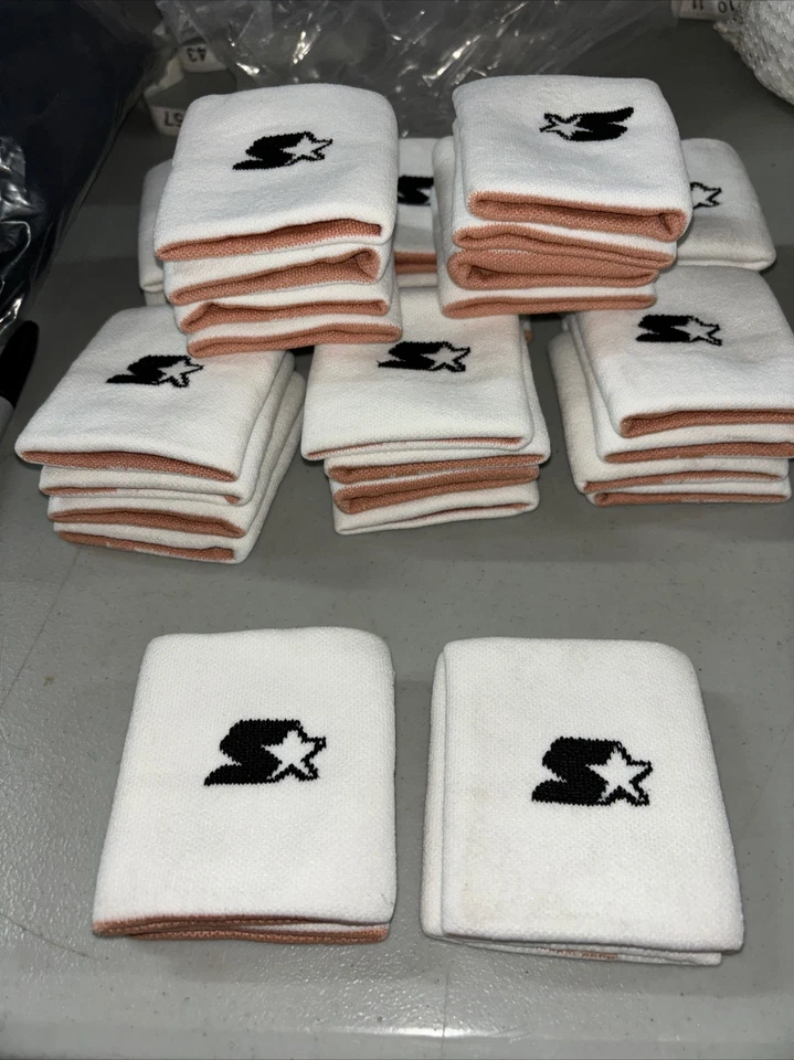 NEW TWO PAIR Starter wristband drymax Cupron Cooper White Performance. AAF - Image 2 of 4