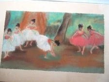 Impressionist pastel "Ballerinas"