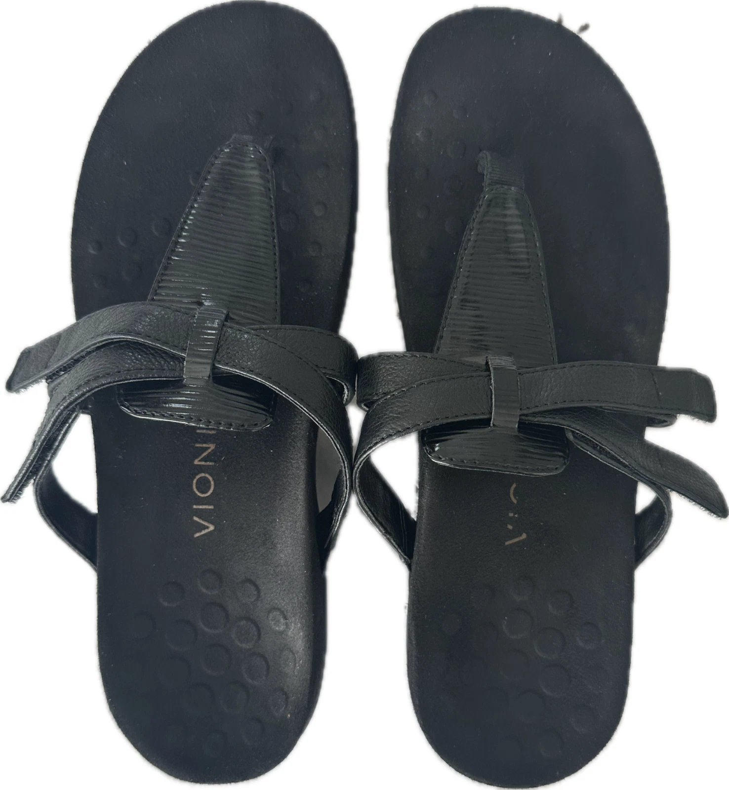 VIONIC Women's Black Adjustable Sandal Size 8