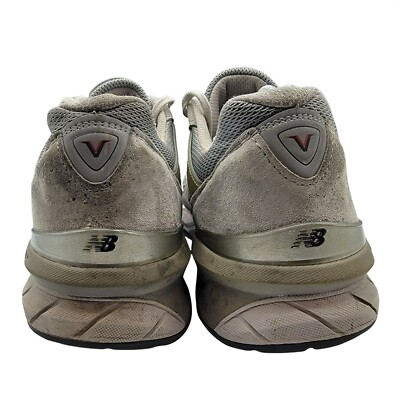 New Balance 990v5 Mens 12 Made In USA Grey Athletic Casual Shoes - M990GL5 New Balance 990v5 Mens 12 Made In USA Grey Athletic Casual  main image 4