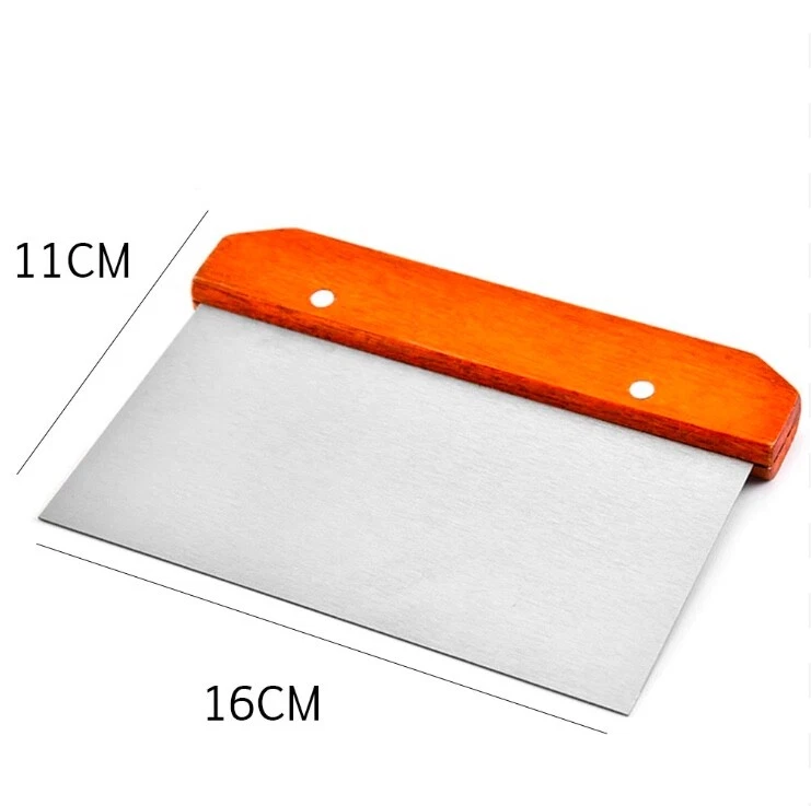 Stainless Steel Scraper Paint Dough Pizza Bakery Tool Bread Cake Kitchen Cutter
Opens in a new windo