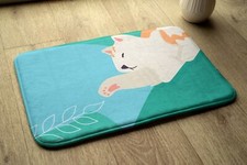 Non-Slip Bathroom Soft Rug Absorbent Bath Mat - 75x45 cm - Kitten