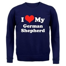 I Love My Pastore Tedesco - Adulti Felpa/Maglione - Cane Cani Animali Owner Vet