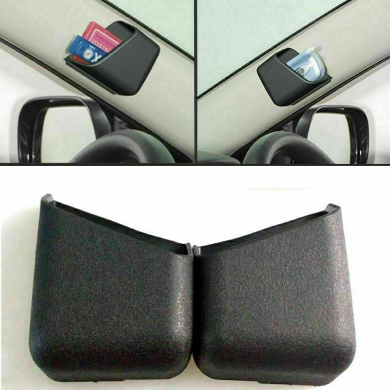 2PCS Set Universal Car Auto Accessories Phone Organizer Storage Bag Box Holder