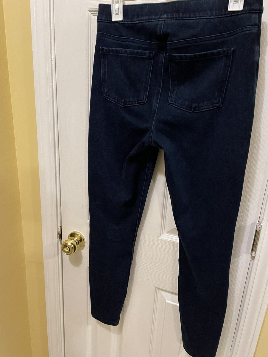 Spanx Womens Jean-ish Ankle Leggings Size M Blue Denim Pull On  display picture 1