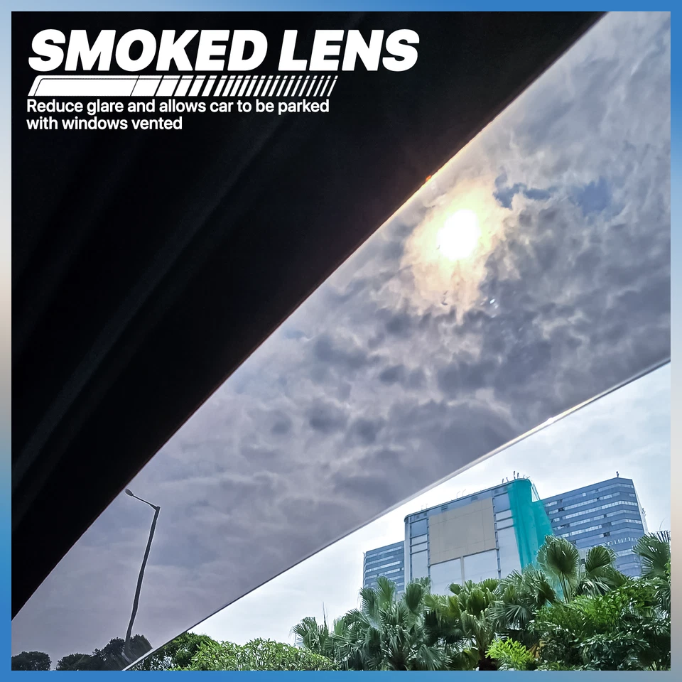 Protector deflector de lluvia viento ventilación visera ventana humo para Dodge Caliber 07-12 Foto 4 de 4