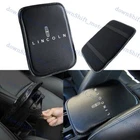 New For LINCOLN Embroidery Carbon Fiber Car Center Armrest Cushion Mat Pad Cover