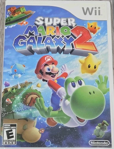 Super Mario Galaxy 2 (Nintendo Wii, 2010) No Manual Clean Disc Fast Shipping