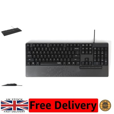 Spritzwassergeschützte kabelgebundene NK2000-Tastatur - robust schwarz QWERTZ für den persönlichen Gebrauch