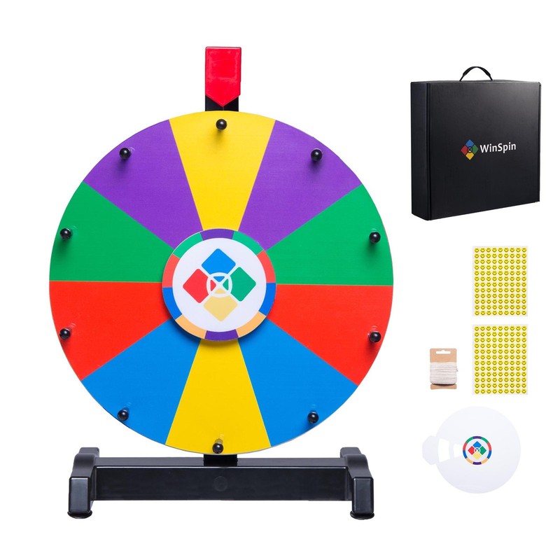 WinSpin 12" Spinning Wheel Math Game Kids Teaching Aid Elementary Closeout