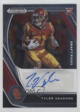 2021 Panini Prizm Draft Picks Draft Picks Auto Tyler Vaughns #DPA-TVA Auto 9r9