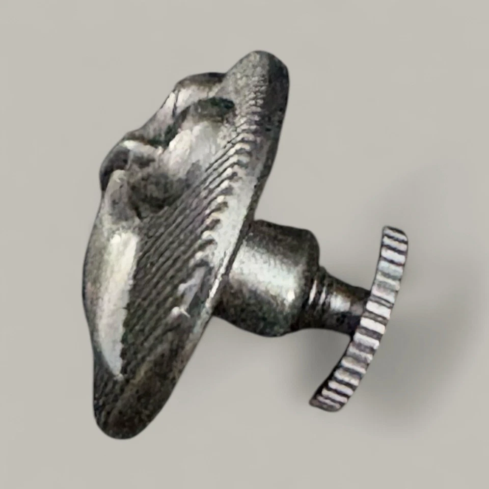 Rock Revival Replacement Fleur De Lis Button brushed Gray Screw On Never Used - Image 4 of 4