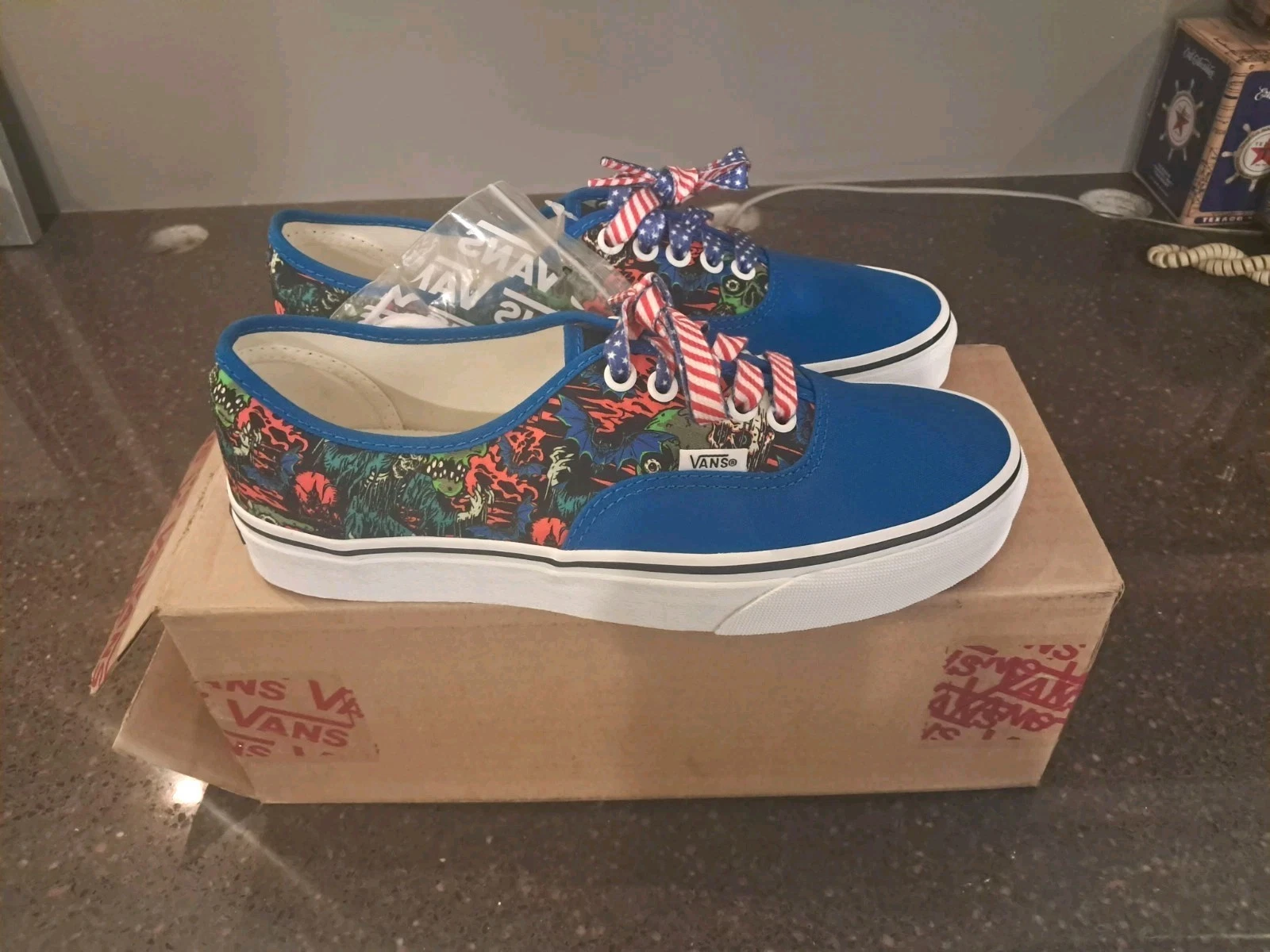 Vans "ScaryAmerica" Sz M7.5/W9.0 1/1 [FlyPlugMiami]