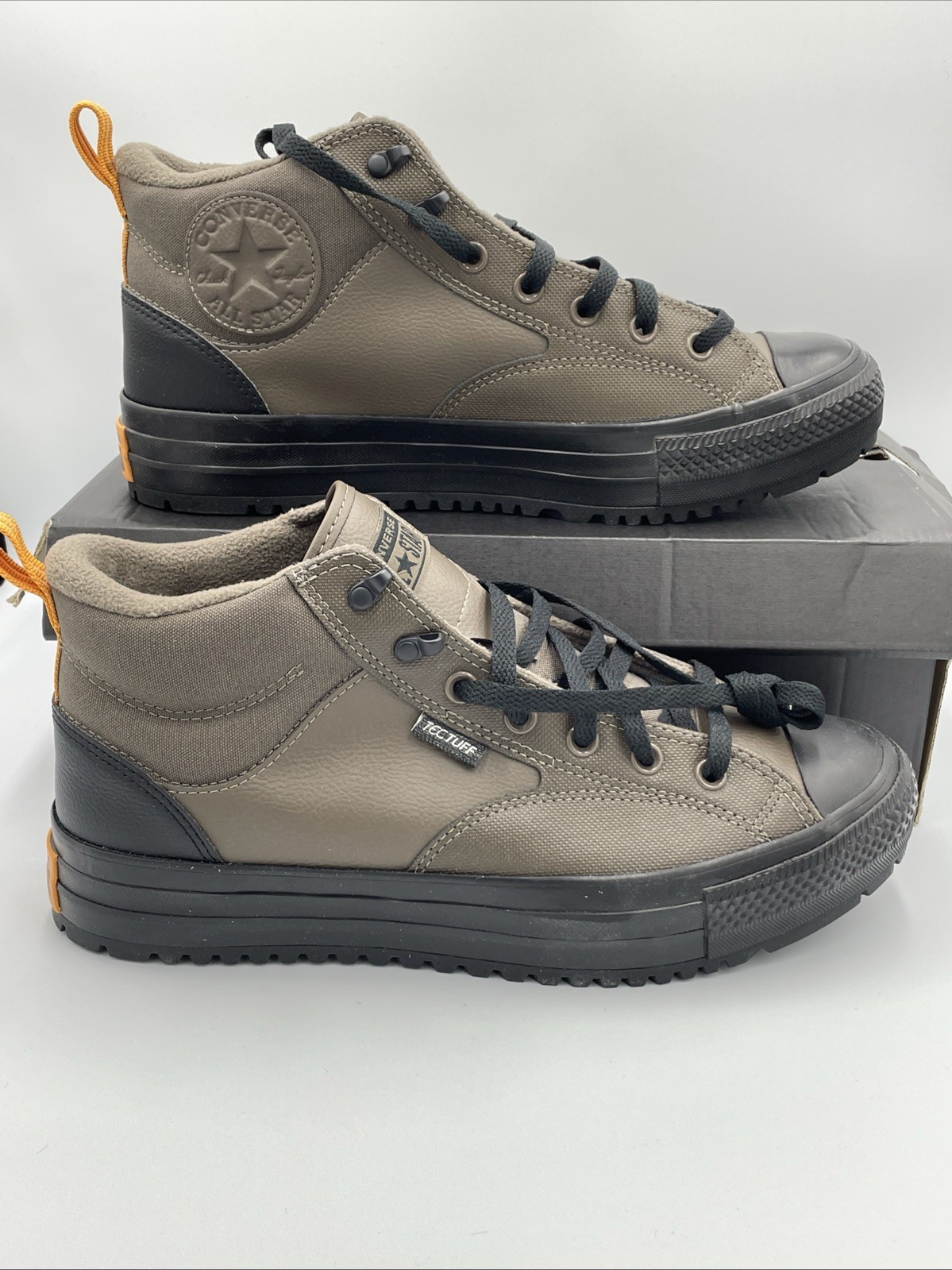 Converse Chuck Taylor Malden Street Boot Mid Brown Truffle A09492C Men's Sz 10.5