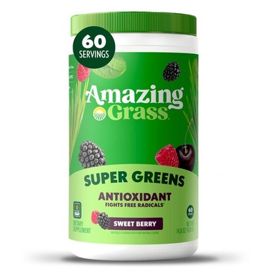 Super Greens Powder Antioxidant, Organic Greens Blend Powder Superfood, Smoot...