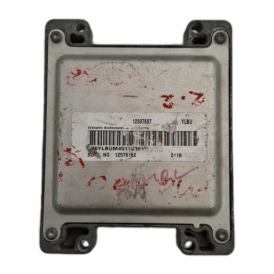 2004 Oldsmobile Alero 2.2L ECU/ECM 12597687 *VIN PROGRAMMED* - Image 2 of 3