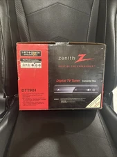 Zenith Digital TV Tuner Converter Box DTT901 Open Box With Cables- NO REMOTE