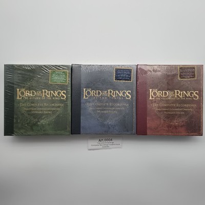 Herr der Ringe Complete Recordings 2018 Rhino Bluray Audio SEALED TRILOGY SET