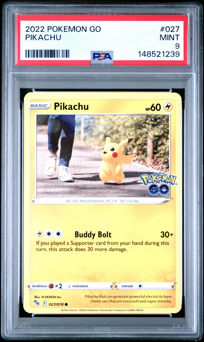 【PSA10】2022 POKEMON GO ピカチュウ #027⑤ PSA10】2022 POKEMON GO ピカチュウ #027⑤ 2022 POKEMON GO #027