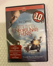   Lemony Snicket's A Series of Unfortunate Events   2004 DVD NEW Jim Carrey