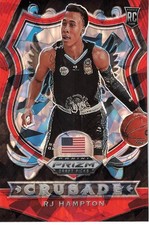 2019-20 Panini Prizm Draft Picks - RJ HAMPTON CRUSADE RED ICE