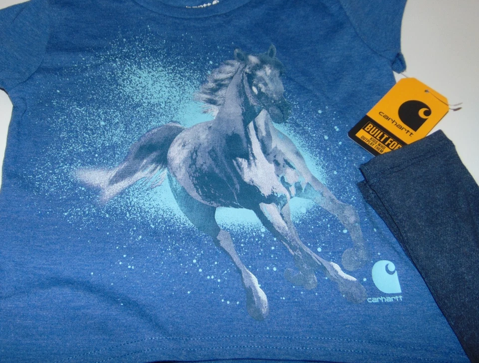 ~¡Nuevo con etiquetas Conjunto de caballo ROXY & CARHARTT para niñas! Talla 3T súper linda:)~ Foto 2 de 4